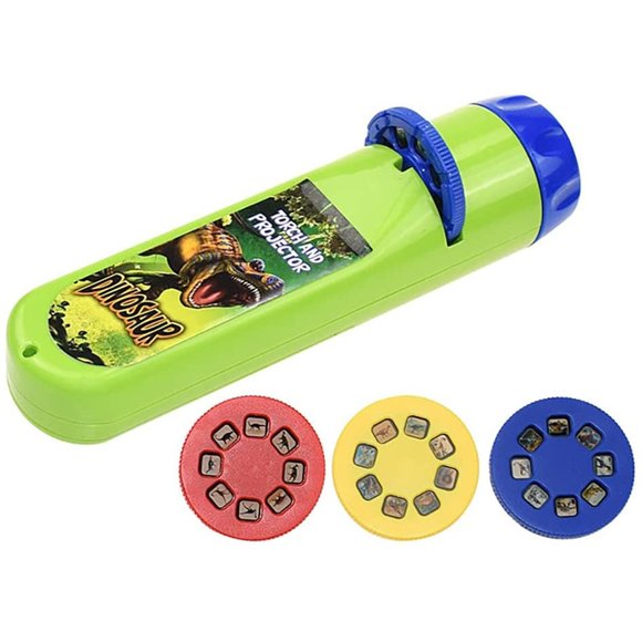Dinosaurs Flashlight Bedtime Projector Light Educational Toys For kids set of 1 - Picture 1 of 10